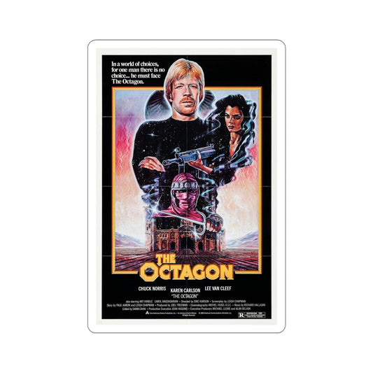 The Octagon 1980 Movie Poster STICKER Vinyl Die-Cut Decal-6 Inch-The Sticker Space