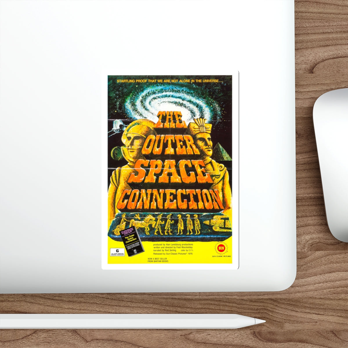 THE OUTER SPACE CONNECTION 1975 Movie Poster STICKER Vinyl Die-Cut Decal-The Sticker Space