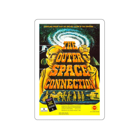THE OUTER SPACE CONNECTION 1975 Movie Poster STICKER Vinyl Die-Cut Decal-White-The Sticker Space