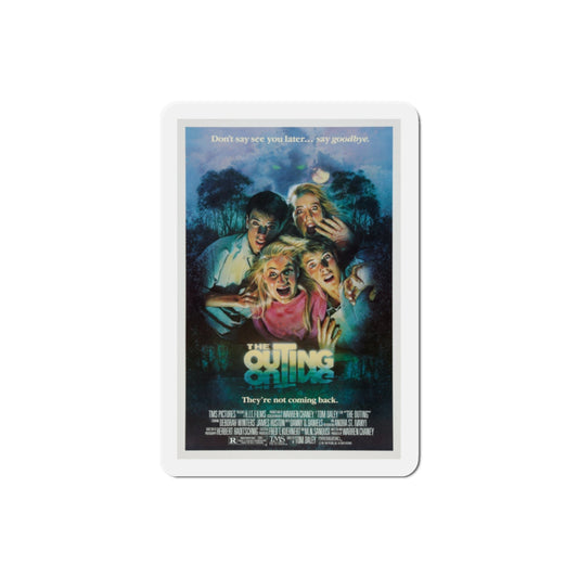 The Outing 1987 Movie Poster Die-Cut Magnet-2" x 2"-The Sticker Space