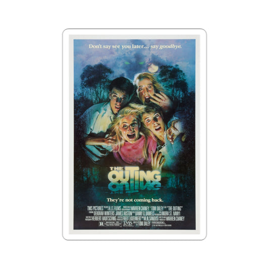 The Outing 1987 Movie Poster STICKER Vinyl Die-Cut Decal-2 Inch-The Sticker Space