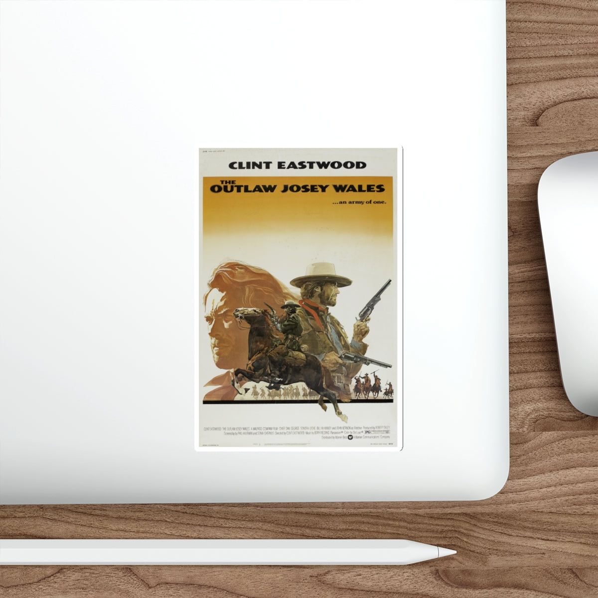 THE OUTLAW JOSEY WALES 1976 Movie Poster STICKER Vinyl Die-Cut Decal-The Sticker Space