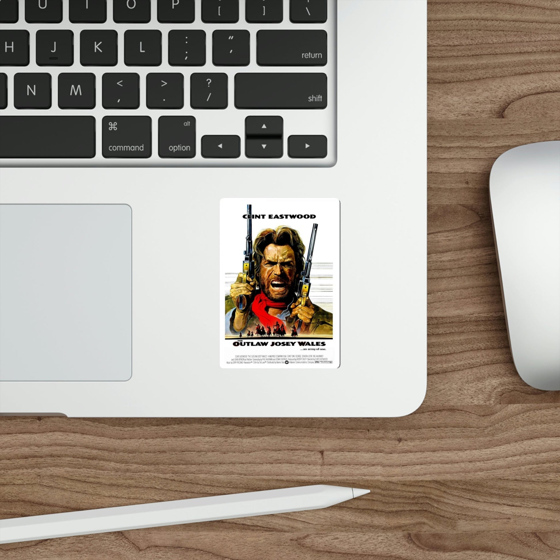 The Outlaw Josey Wales 1976 Movie Poster STICKER Vinyl Die-Cut Decal-The Sticker Space