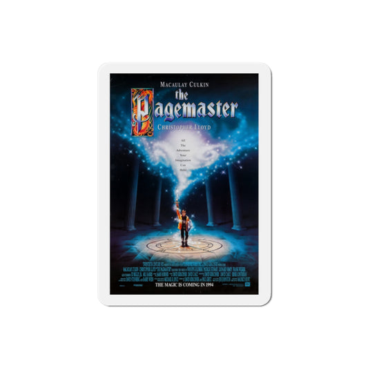 The Pagemaster 1994 Movie Poster Die-Cut Magnet-2" x 2"-The Sticker Space