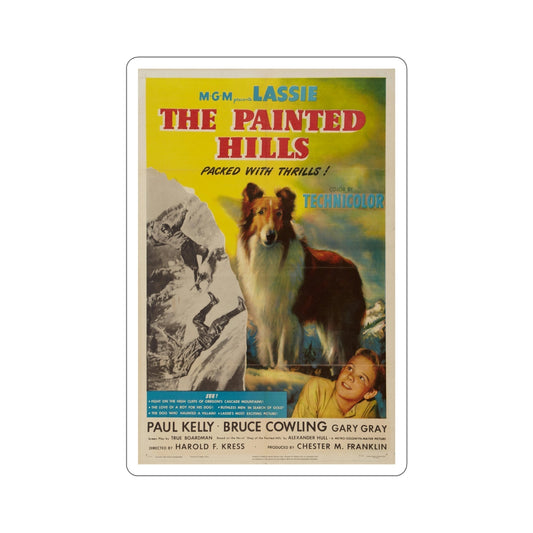 The Painted Hills 1951 Movie Poster STICKER Vinyl Die-Cut Decal-6 Inch-The Sticker Space