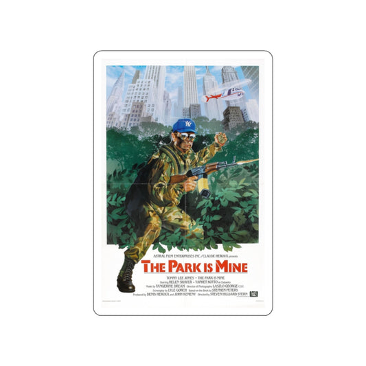 THE PARK IS MINE 1985 Movie Poster STICKER Vinyl Die-Cut Decal-White-The Sticker Space
