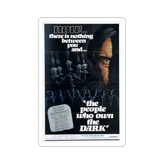The People Who Own the Dark 1980 Movie Poster STICKER Vinyl Die-Cut Decal-6 Inch-The Sticker Space