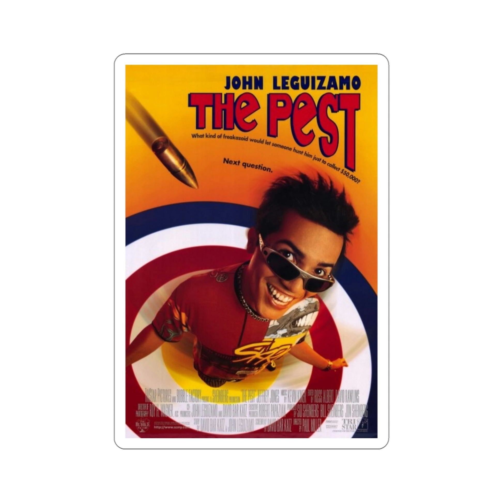 The Pest 1997 Movie Poster STICKER Vinyl Die-Cut Decal-5 Inch-The Sticker Space
