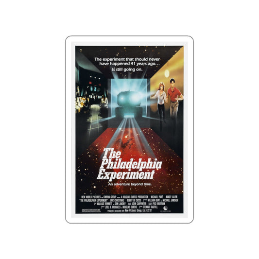 THE PHILADELPHIA EXPERIMENT 1984 Movie Poster STICKER Vinyl Die-Cut Decal-White-The Sticker Space