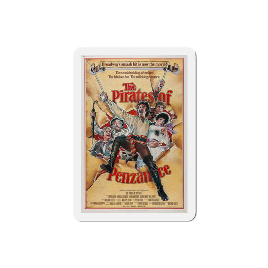 The Pirates of Penzance 1983 Movie Poster Die-Cut Magnet-2" x 2"-The Sticker Space