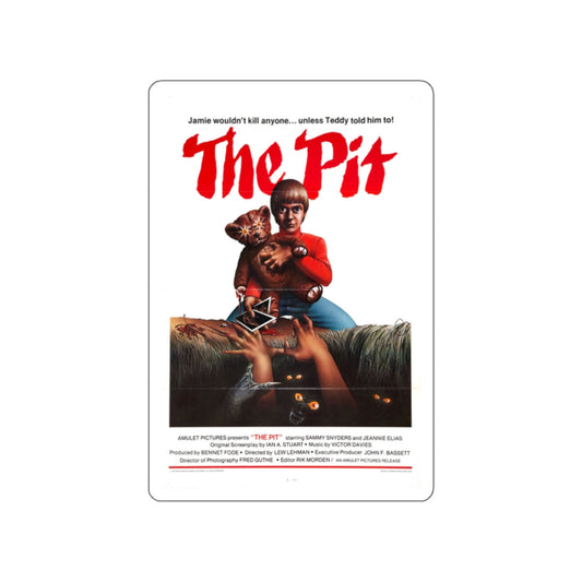THE PIT 1981 Movie Poster STICKER Vinyl Die-Cut Decal-White-The Sticker Space
