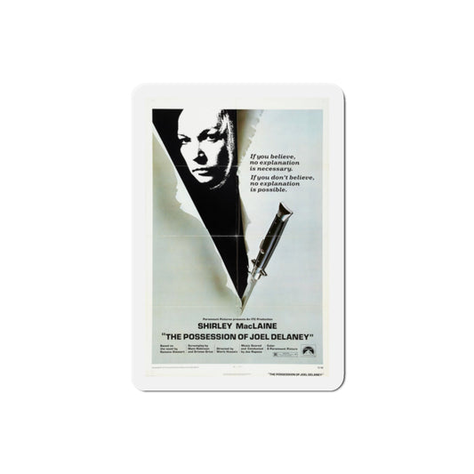 The Possession of Joel Delaney 1972 Movie Poster Die-Cut Magnet-2" x 2"-The Sticker Space