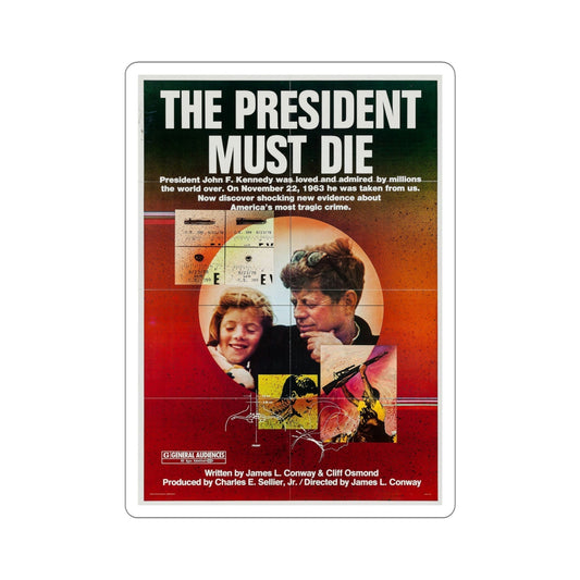 The President Must Die 1981 Movie Poster STICKER Vinyl Die-Cut Decal-6 Inch-The Sticker Space