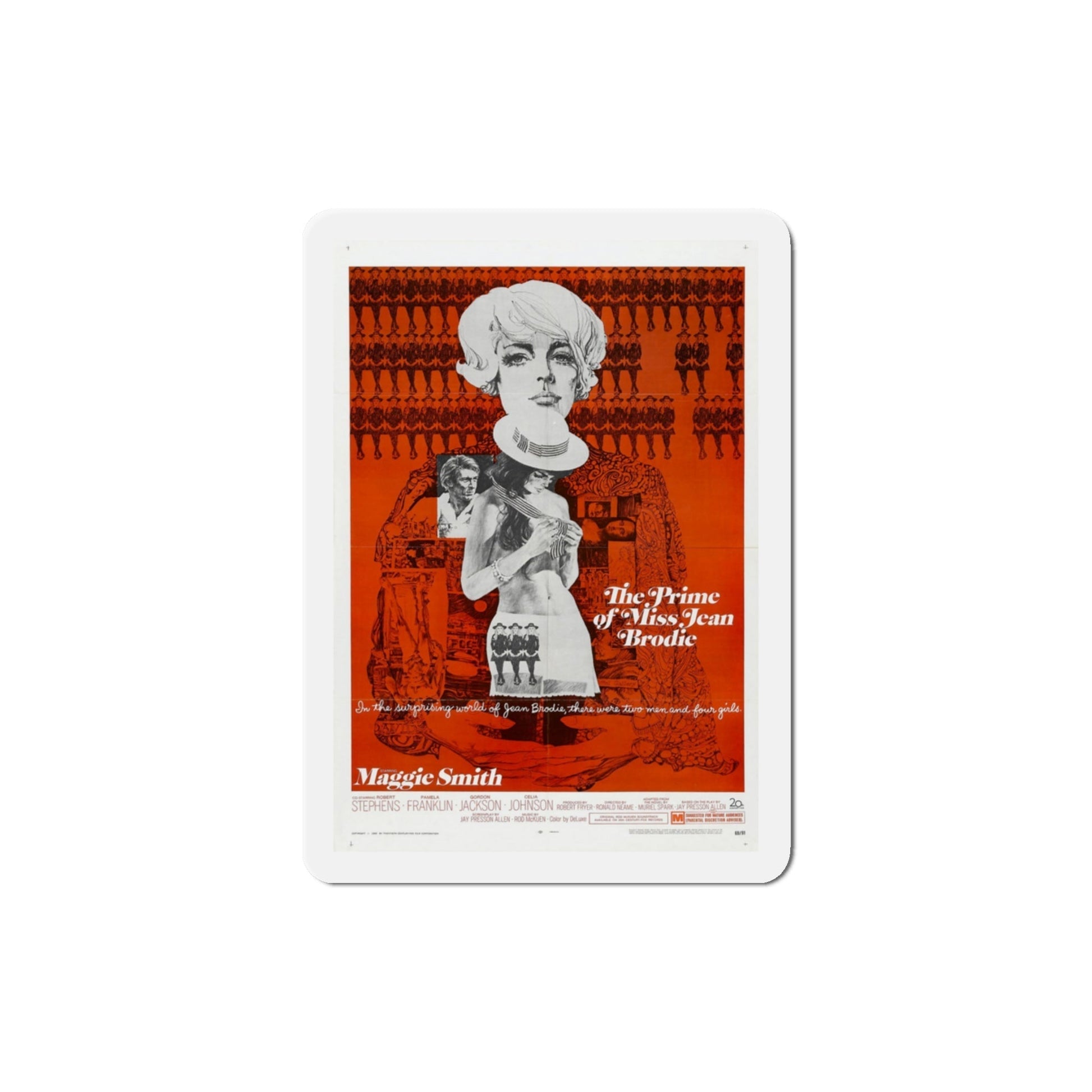 The Prime of Miss Jean Brodie 1969 Movie Poster Die-Cut Magnet-3 Inch-The Sticker Space