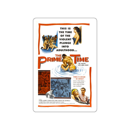 THE PRIME TIME 1960 Movie Poster STICKER Vinyl Die-Cut Decal-White-The Sticker Space