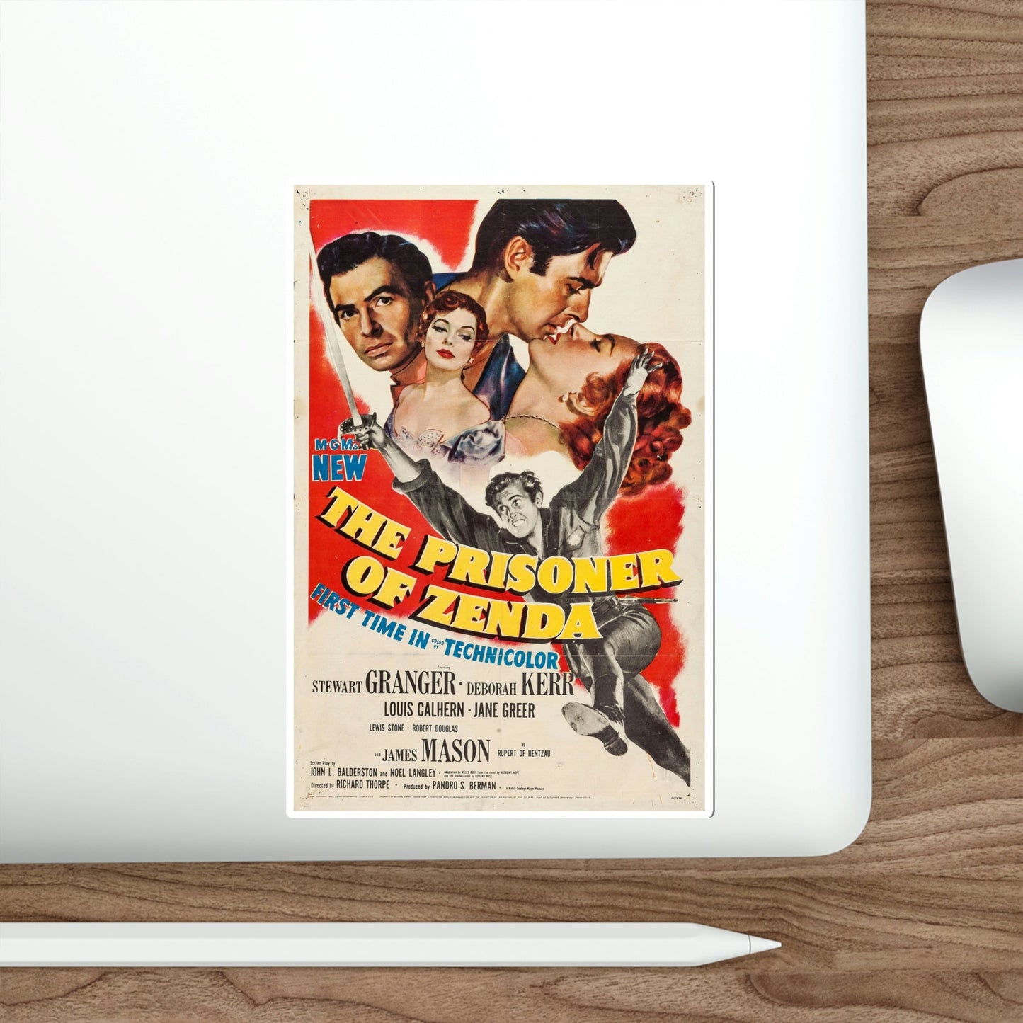 The Prisoner of Zenda 1952 Movie Poster STICKER Vinyl Die-Cut Decal-The Sticker Space