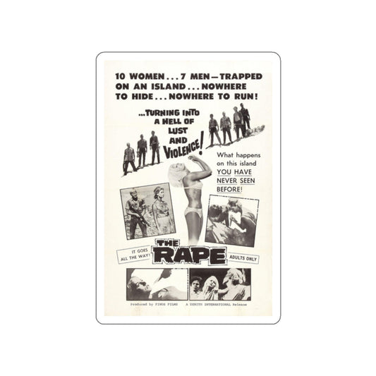 THE RAPE (AMOK) 1963 Movie Poster STICKER Vinyl Die-Cut Decal-White-The Sticker Space