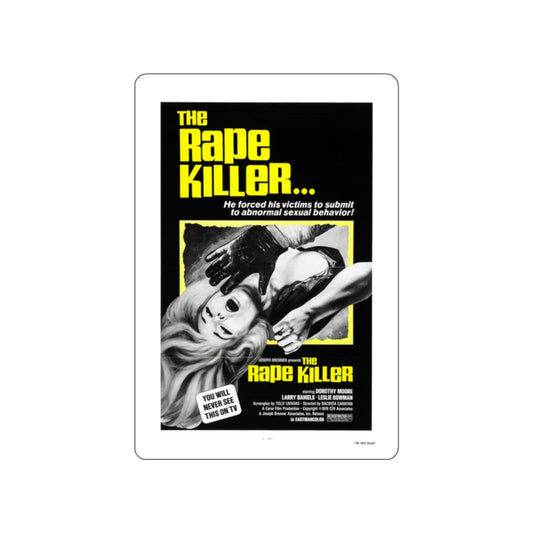 THE RAPE KILLER 1976 Movie Poster STICKER Vinyl Die-Cut Decal-White-The Sticker Space