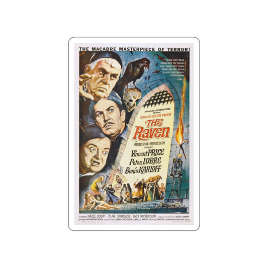 THE RAVEN (3) 1935 Movie Poster STICKER Vinyl Die-Cut Decal-White-The Sticker Space