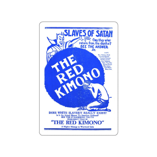 THE RED KIMONO 1925 Movie Poster STICKER Vinyl Die-Cut Decal-White-The Sticker Space