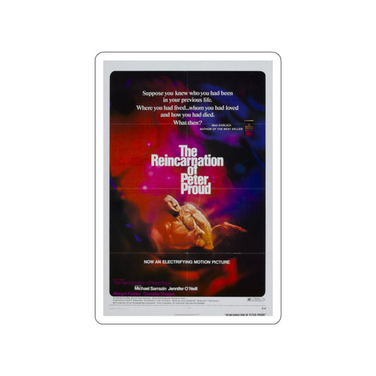 THE REINCARNATION OF PETER PROUD 1975 Movie Poster STICKER Vinyl Die-Cut Decal-White-The Sticker Space