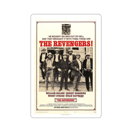 The Revengers 1972 Movie Poster STICKER Vinyl Die-Cut Decal-2 Inch-The Sticker Space