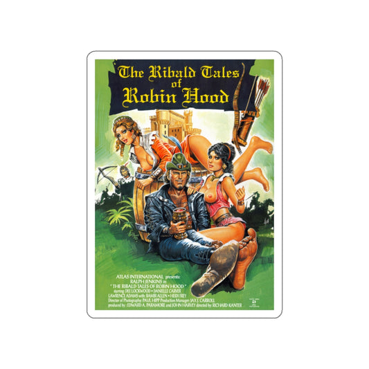 THE RIBALD TALES OF ROBIN HOOD 1969 Movie Poster STICKER Vinyl Die-Cut Decal-White-The Sticker Space