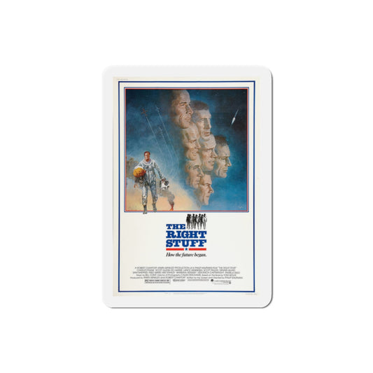 The Right Stuff 1983 Movie Poster Die-Cut Magnet-2" x 2"-The Sticker Space