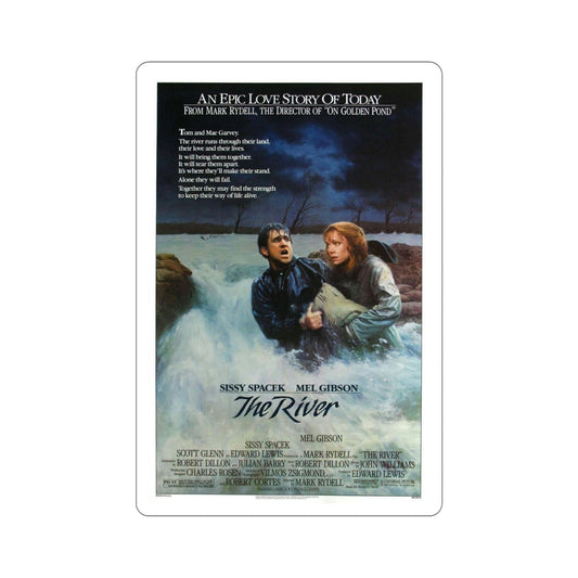 The River 1984 Movie Poster STICKER Vinyl Die-Cut Decal-6 Inch-The Sticker Space