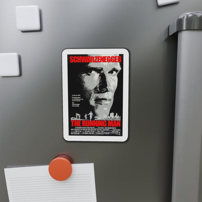 The Running Man 1987 Movie Poster Die-Cut Magnet-The Sticker Space