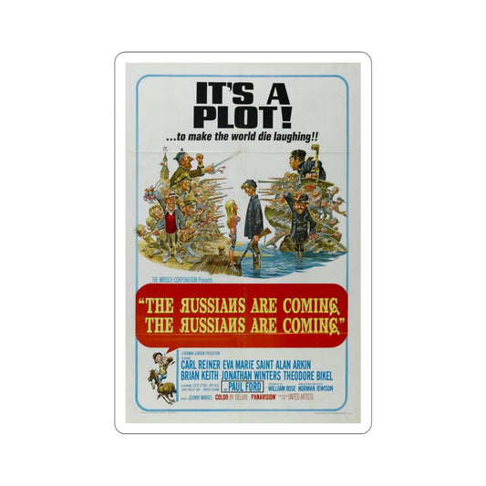 The Russians Are Coming the Russians Are Coming 1966 Movie Poster STICKER Vinyl Die-Cut Decal-6 Inch-The Sticker Space