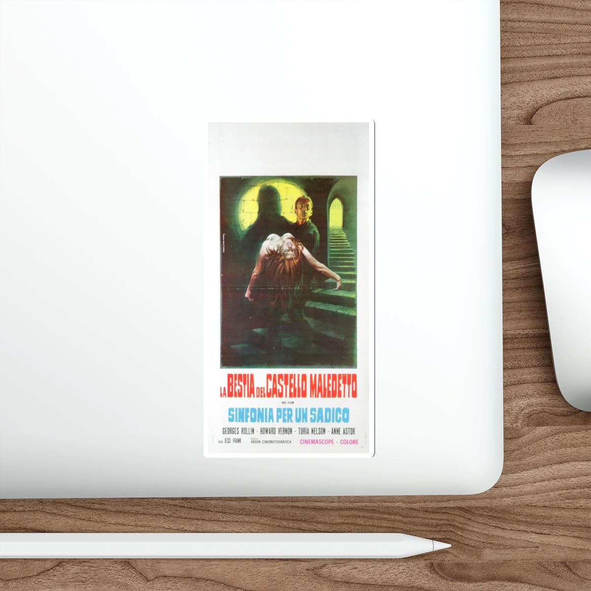 THE SADISTIC BARON VON KLAUS 1962 Movie Poster STICKER Vinyl Die-Cut Decal-The Sticker Space