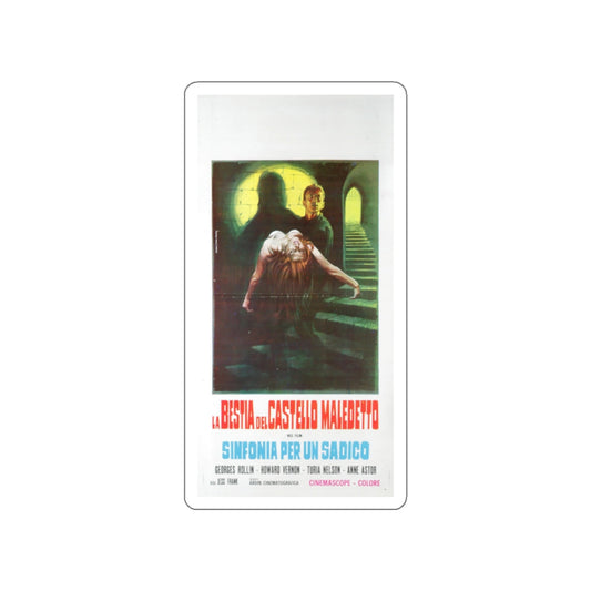 THE SADISTIC BARON VON KLAUS 1962 Movie Poster STICKER Vinyl Die-Cut Decal-White-The Sticker Space