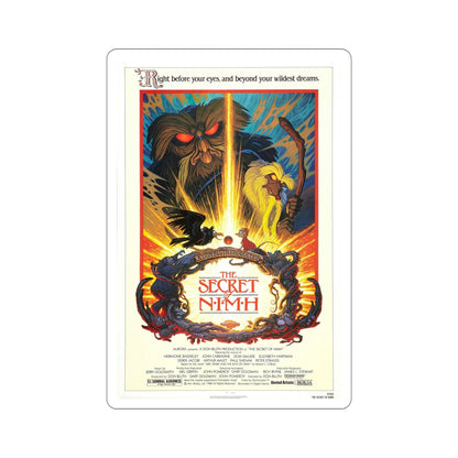 The Secret of NIMH 1982 Movie Poster STICKER Vinyl Die-Cut Decal-5 Inch-The Sticker Space