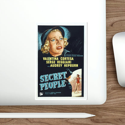 The Secret People 1952 Movie Poster STICKER Vinyl Die-Cut Decal-The Sticker Space