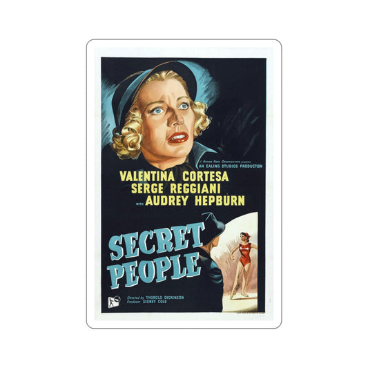 The Secret People 1952 Movie Poster STICKER Vinyl Die-Cut Decal-6 Inch-The Sticker Space
