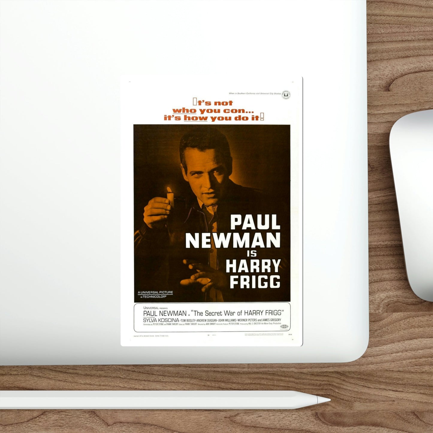 The Secret War of Harry Frigg 1968 Movie Poster STICKER Vinyl Die-Cut Decal-The Sticker Space
