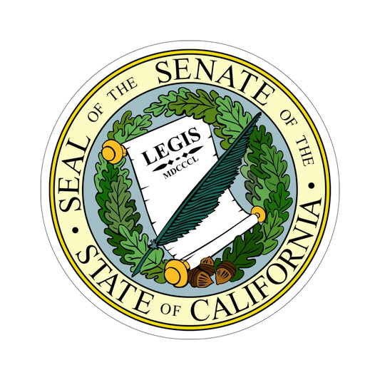 The Senate Of The State Of California STICKER Vinyl Die-Cut Decal-6 Inch-The Sticker Space