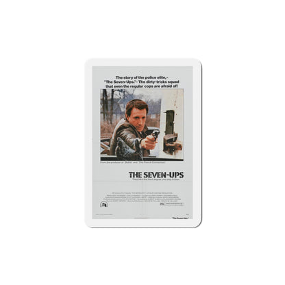 The Seven Ups 1973 Movie Poster Die-Cut Magnet-5" x 5"-The Sticker Space