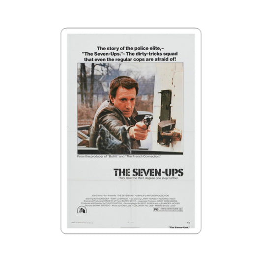 The Seven Ups 1973 Movie Poster STICKER Vinyl Die-Cut Decal-2 Inch-The Sticker Space