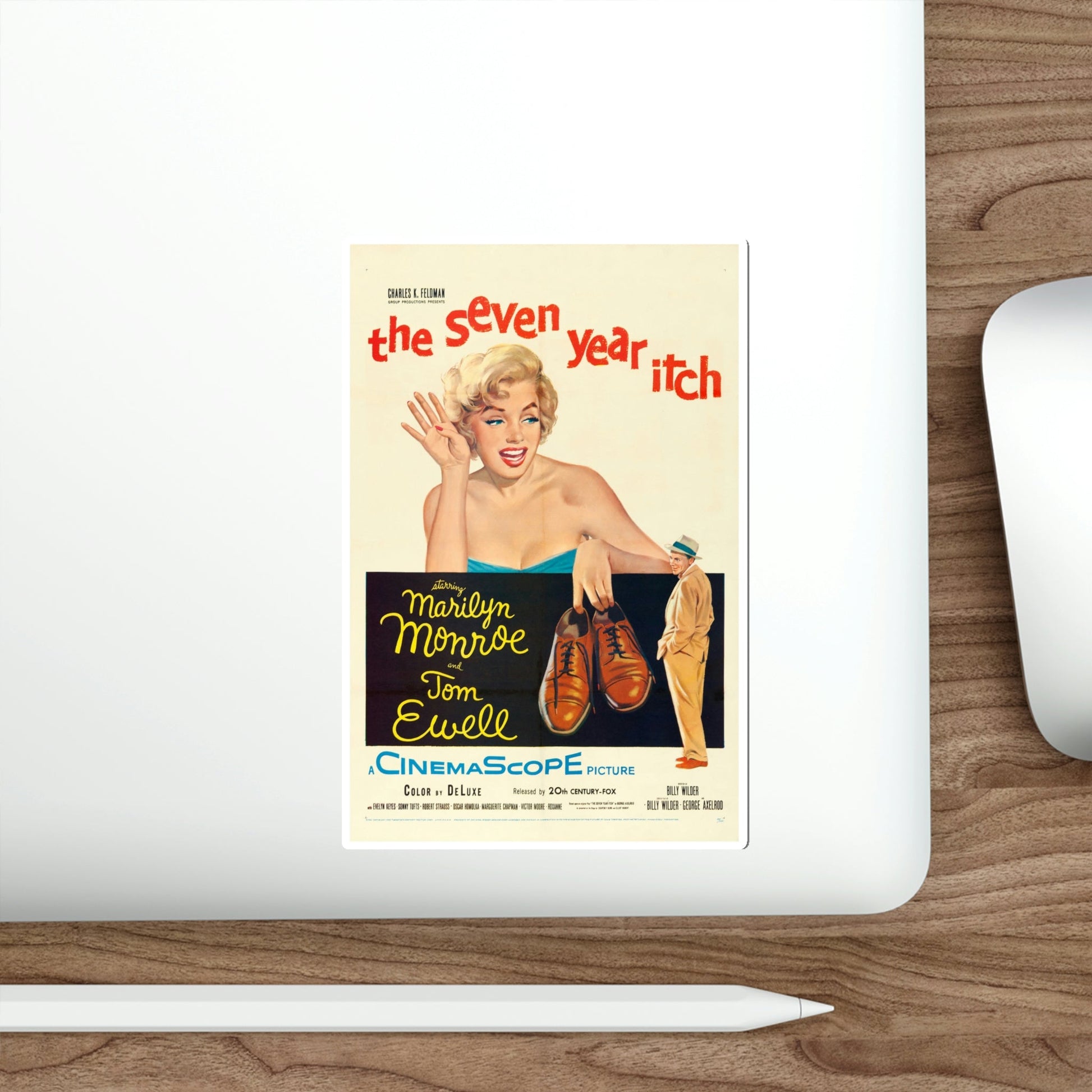 The Seven Year Itch 1955 Movie Poster STICKER Vinyl Die-Cut Decal-The Sticker Space