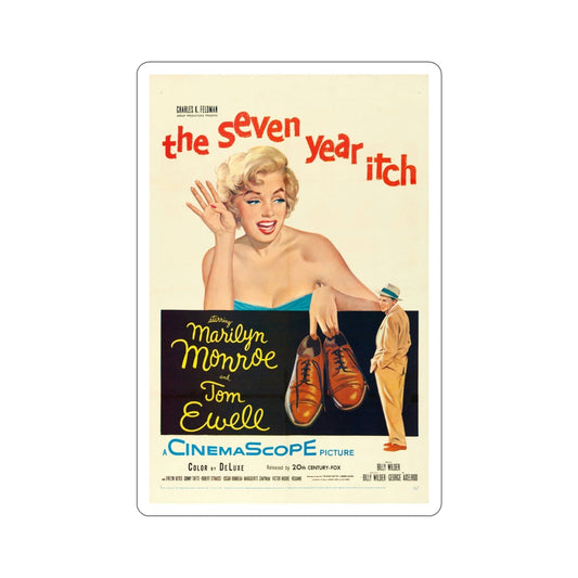 The Seven Year Itch 1955 Movie Poster STICKER Vinyl Die-Cut Decal-6 Inch-The Sticker Space
