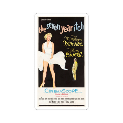 The Seven Year Itch 1955 v2 Movie Poster STICKER Vinyl Die-Cut Decal-2 Inch-The Sticker Space