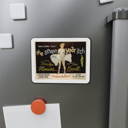 The Seven Year Itch 1955 v4 Movie Poster Die-Cut Magnet-The Sticker Space