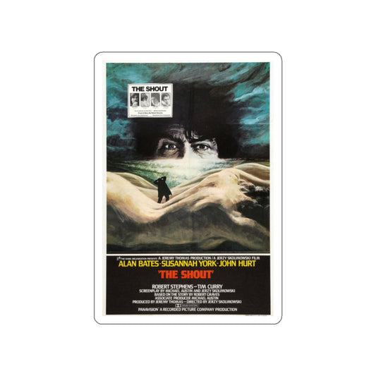 THE SHOUT 1978 Movie Poster STICKER Vinyl Die-Cut Decal-White-The Sticker Space