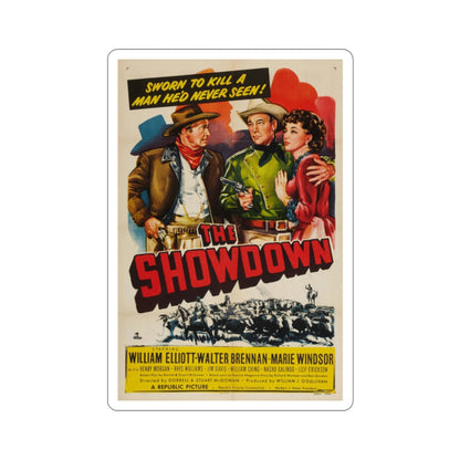 The Showdown 1950 Movie Poster STICKER Vinyl Die-Cut Decal-2 Inch-The Sticker Space