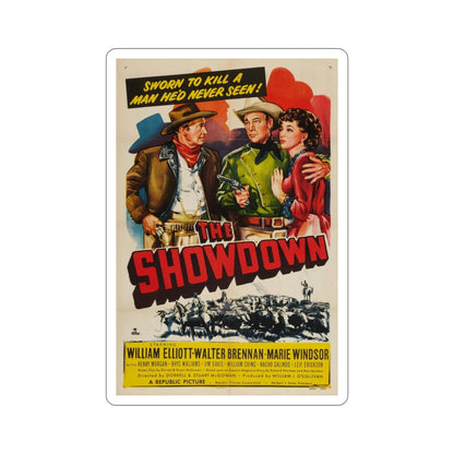The Showdown 1950 Movie Poster STICKER Vinyl Die-Cut Decal-3 Inch-The Sticker Space