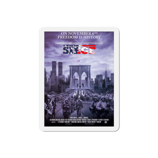The Siege 1998 Movie Poster Die-Cut Magnet-2" x 2"-The Sticker Space