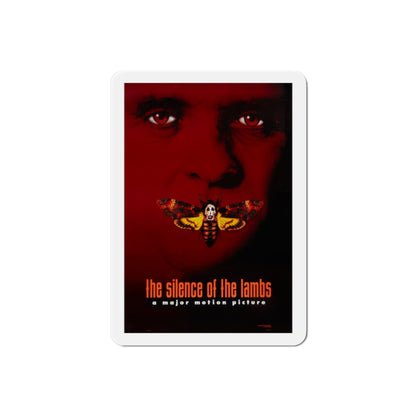The Silence of the Lambs 1991 Movie Poster Die-Cut Magnet-2" x 2"-The Sticker Space