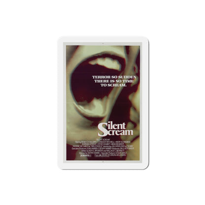 The Silent Scream 1979 Movie Poster Die-Cut Magnet-2" x 2"-The Sticker Space